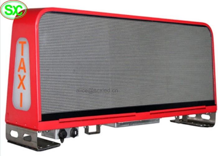 P5 Chống nước kỹ thuật số Xe mái Top LED Đăng nhập Hiển thị xe taxi led màn hình hiển thị