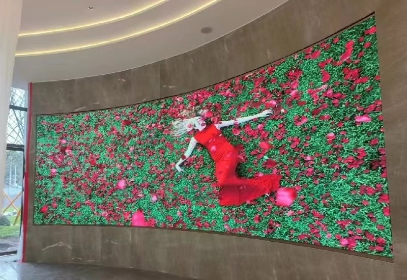 Tùy chỉnh Dấu hiệu LED đầy màu nội thất linh hoạt HD P1.5 Hơn 1300cd Độ sáng