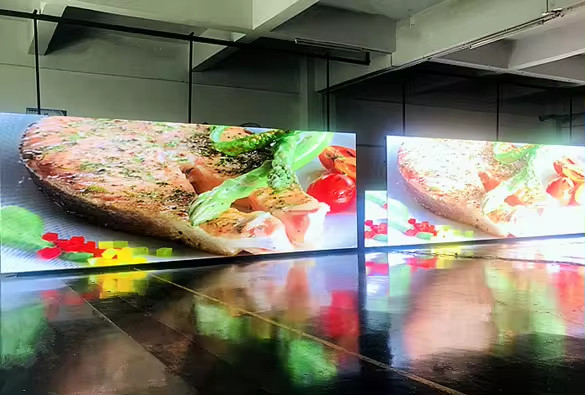 Thuê màn hình đúc chết nhôm / hộp sắt 960mm * 960mm P5 Indoor LED Display HD hình ảnh quảng cáo