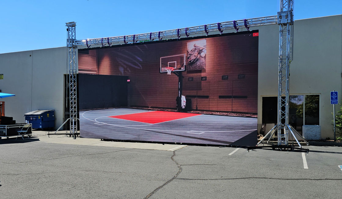 P6 SMD màn hình hiển thị LED đầy màu trong nhà cho thuê 6000cd/m2