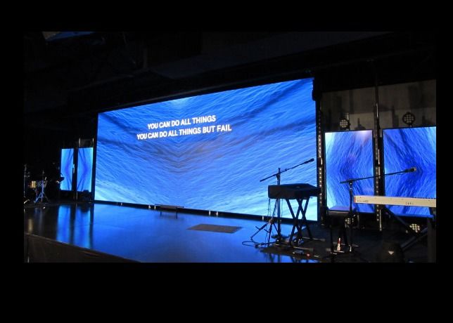 P3.91 Màn hình thuê đèn LED độ phân giải cao màu đầy đủ, chế độ điều khiển quét 1/8 trong nhà