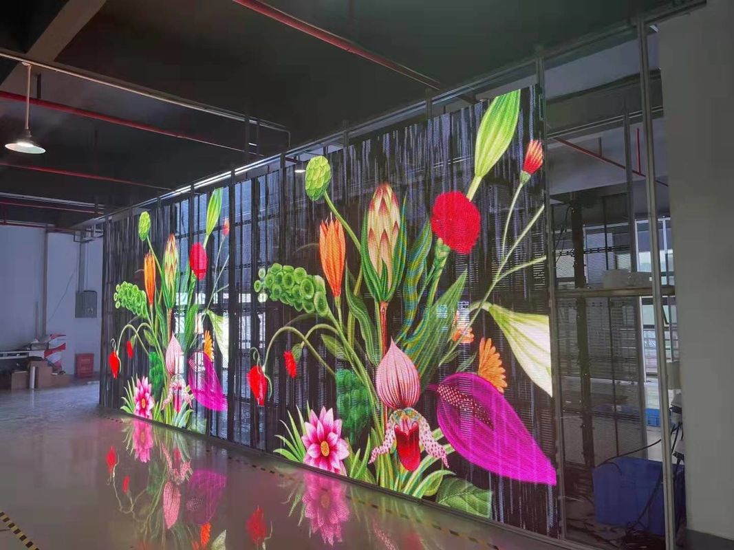 Wafer Chip Transparent LED Panel, High Visibility Transparent LED Screen màn hình LED hiển thị