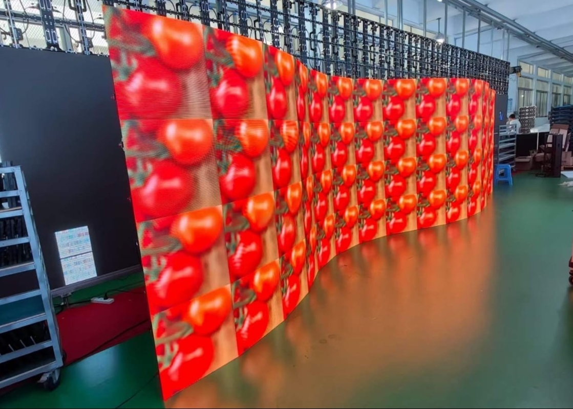 Ngoài trời đầy màu sắc Cho thuê quảng cáo màn hình LED 256 * 128mm Mô-đun 6500cd / sqm Độ sáng
