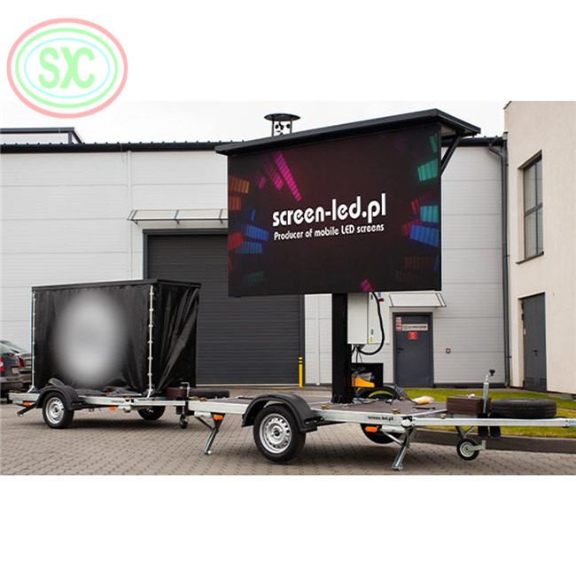 60Hz Frame Rate P5 Mobile Truck màn hình hiển thị LED 5000-8000 Nits Độ sáng cho sản xuất Tên