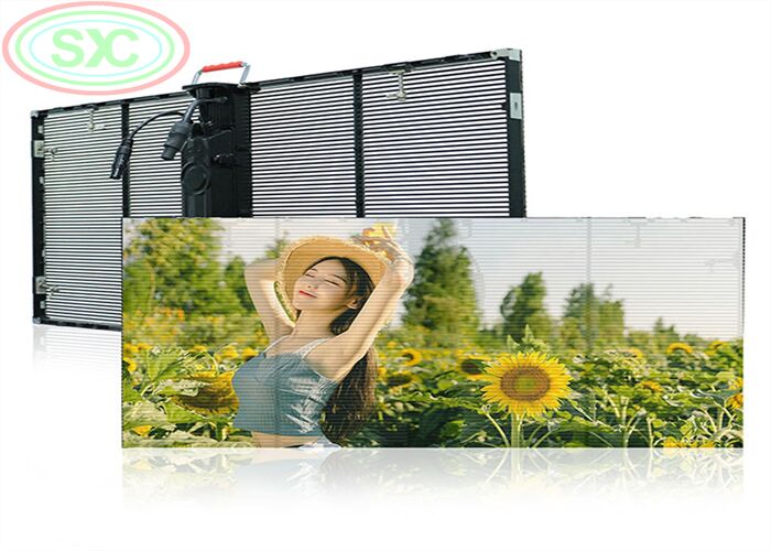 Màn hình LED trong suốt, mỏng nhẹ với độ sáng 4500CD lý tưởng cho quảng cáo và hiển thị tòa nhà kính hiện đại