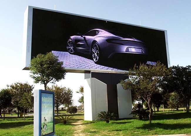 Không thấm nước Lớn dẫn Billboard P6 cố định khung đường phố quảng cáo màn hình tường
