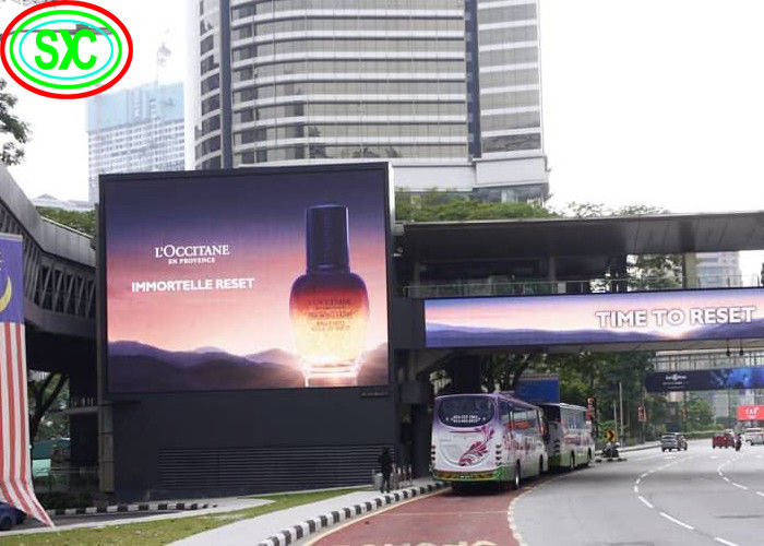 SMD3535 P10 LED Video Bảng tường Billboard 3500K ¥ 9500K Với NationStar đèn quảng cáo màn hình LED