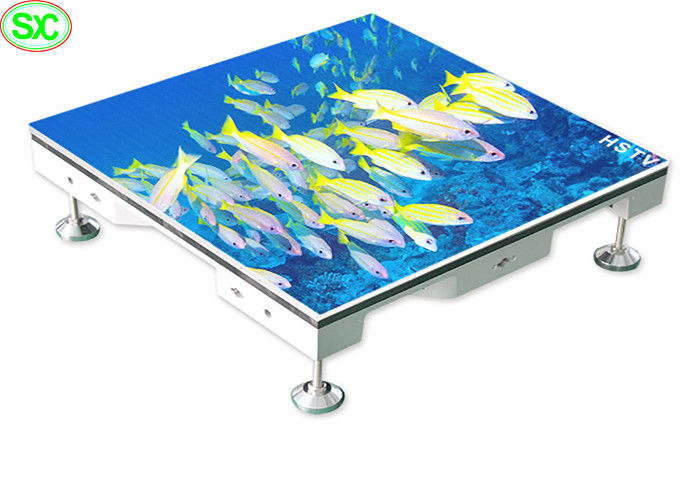 P3.91 Ánh sáng LED đầy màu trong nhà sàn nhảy 250 * 250mm LED Module 65410 điểm / mét vuông