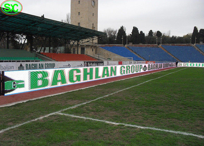 P10 RGB Football Stadium LED Display , 5000hz High refresh rate 5 year warranty