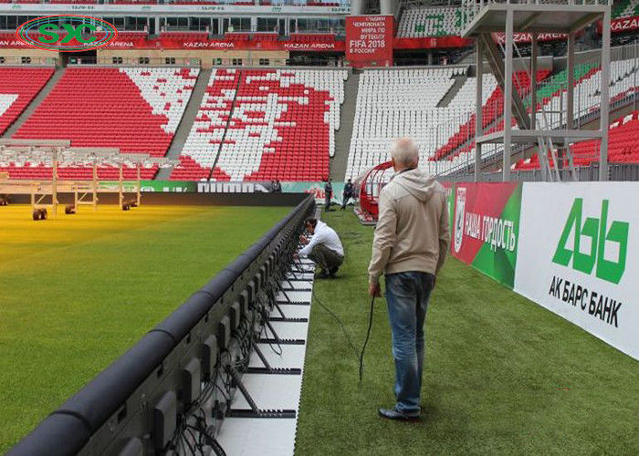 Sports Stadium Perimeter màn hình hiển thị LED ngoài trời P8 đầy đủ màu sắc chống nước