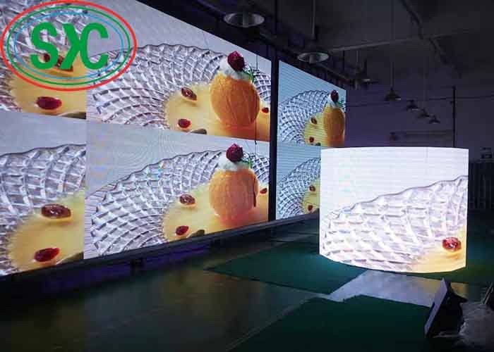 Màn hình cho thuê LED ngoài trời đầy màu sắc, màn hình video trong suốt pitch 6mm Pixel