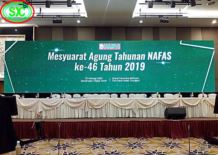 Màn hình LED sân khấu ngoài trời cho sự kiện, Tường video độ sáng cao P3.91 P4 màn hình LED full color