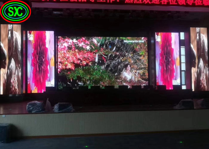 Chất lượng cao P3.91 Indoor Led Screen Stage Event Cho thuê Full Color Video Wall 7 Segments