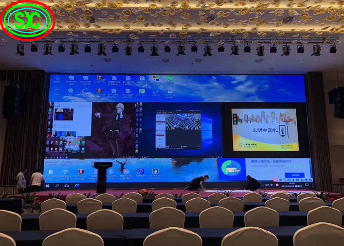 Bàn hát đám cưới LED Video Wall Mobile Quảng cáo thuê màn hình PH3mm Pixel