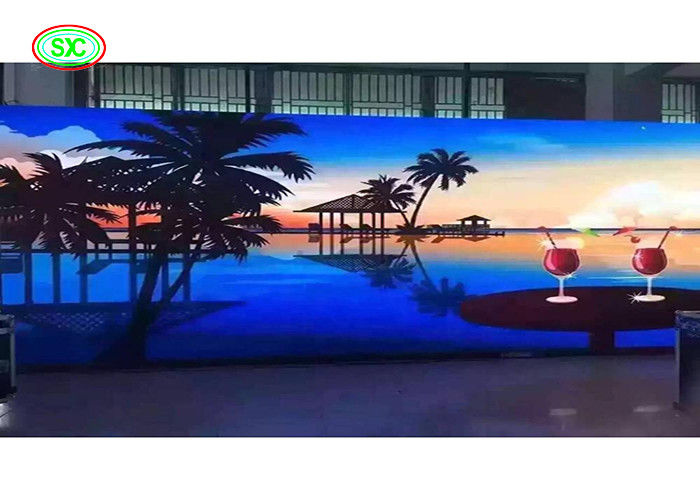 P3.91 HD Tấm màn hình nhôm RGBLED Full Color Die-Casting High Refresh Rate 500 * 1000MM Cabinet