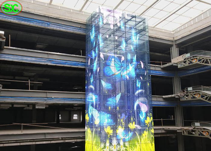 P3.9 P7.8 Màn hình trong suốt 5000cd / m2 trong nhà