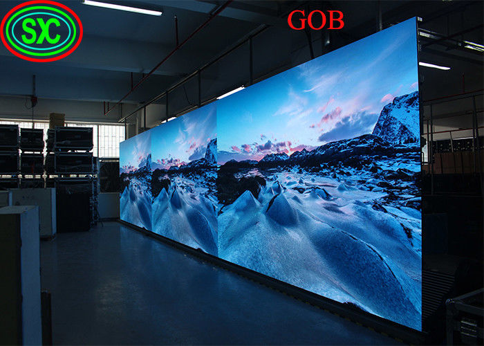 P3.91 HD Tấm màn hình nhôm RGBLED Full Color Die-Casting High Refresh Rate 500 * 1000MM Cabinet