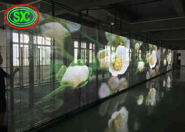 Độ sáng Màn hình LED trong suốt, Quảng cáo đầy màu LED