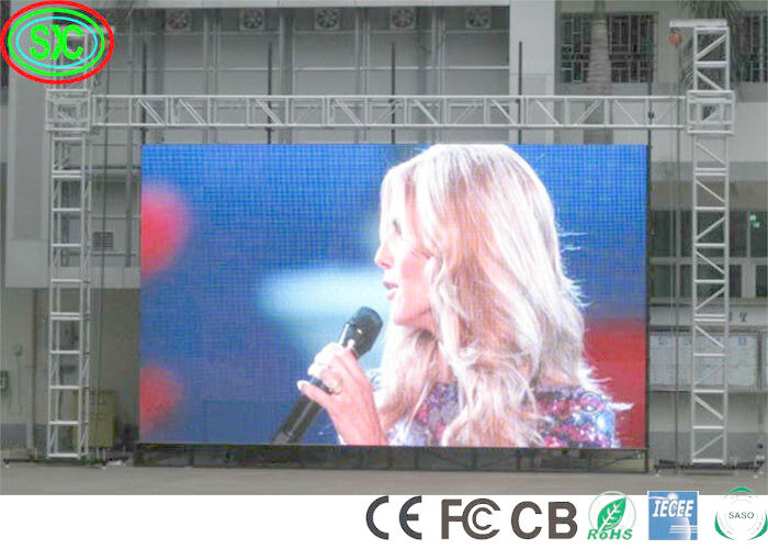 FCC IECEE 6000cd 40000dots/sqm 1R1G1B màn hình LED sân khấu