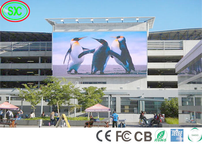 P6 ngoài trời SMD2727 1R1G1B 7000cd/m2 Full Color LED Panel màn hình LED ngoài trời full color