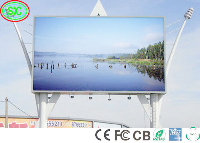 32 * 16 HD 10000 Dots/Sqm P10 Outdoor Led Billboard Epistar Chip dẫn màn hình hiển thị kỹ thuật số bảng diễn đàn dẫn màn hình