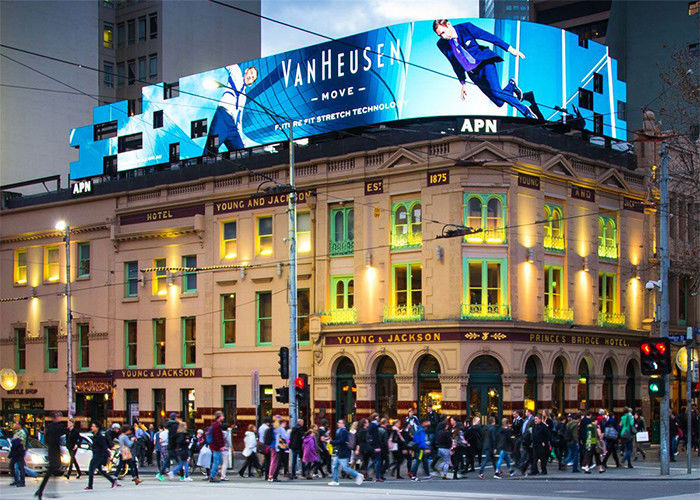 Biển quảng cáo LED ngoài trời P8 SMD Full Color IP65 Chống nước, Khoảng cách điểm ảnh 8mm