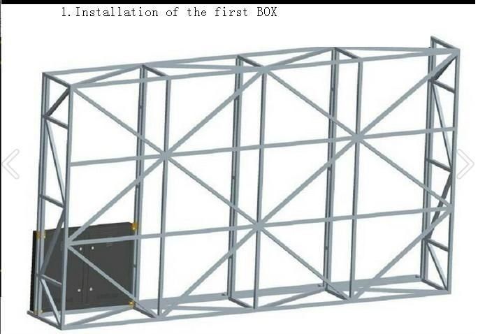 P10 Bảng quảng cáo LED ngoài trời 50000cd / m2 Độ sáng IP65 chống nước