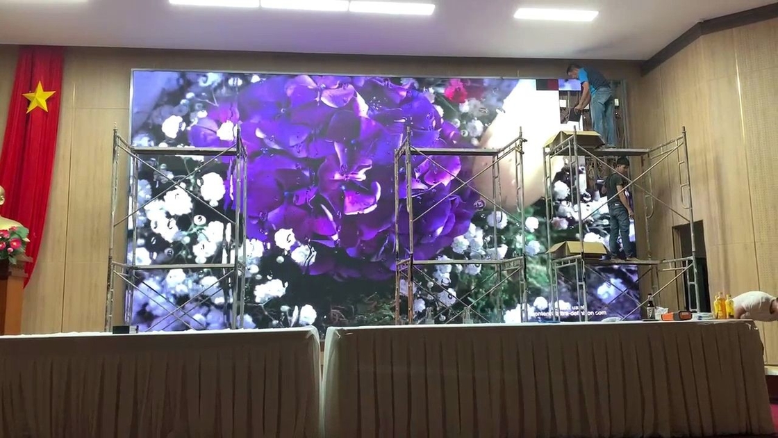 Màn hình cho thuê LED P5 640x640mm đầy đủ màu trong nhà cho các sự kiện hòa nhạc Màn hình hiển thị tường video Led