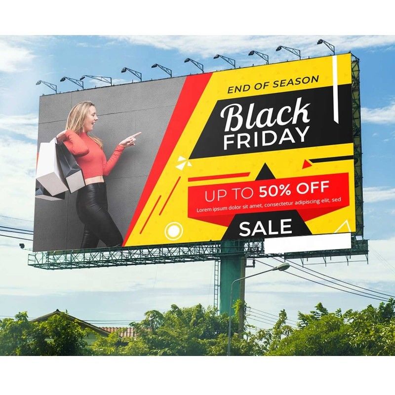 Tòa nhà ngoài trời Full Color P10 Waterproof LED Display Screen 10mm SMD3535