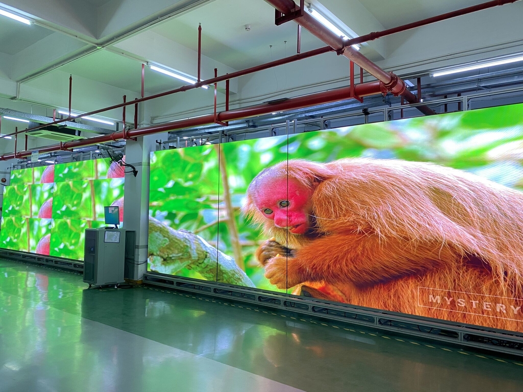 Nhà máy bán nóng độ phân giải cao HD nội thất đầy màu sắc P3LED màn hình video tường