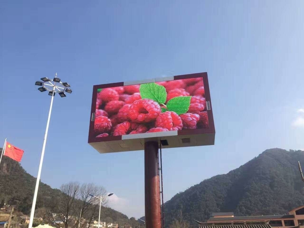 Nationstar dây vàng ngoài trời P10 Tủ chống thấm nước Lắp đặt cố định Tường video Quảng cáo Màn hình LED