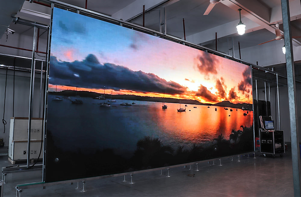 Giải pháp trong nhà màn hình màn hình LED đầy màu sắc màn hình tường P4 LED Video Wall Panel