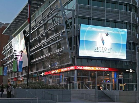 Màn hình led cố định hai cực đứng ngoài trời p10 SMD 3535 1/4 quét dấu hiệu lập trình led