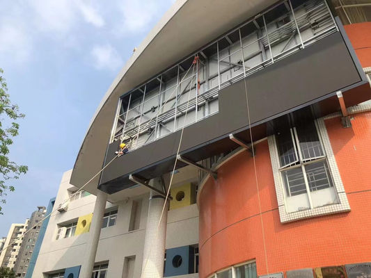 Đèn P10 Không thấm nước ngoài trời 960x960mm Màn hình quảng cáo đủ màu cố định Màn hình dẫn video HD lớn