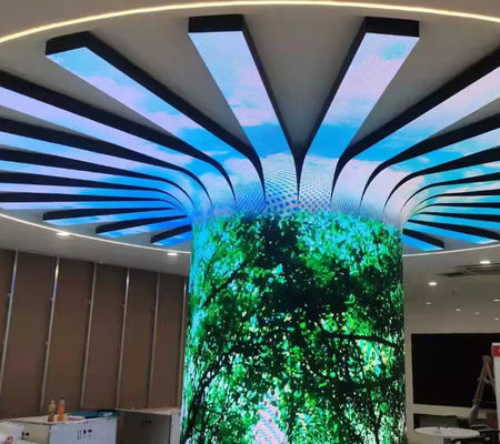 Giá tốt Soft HD P4 Indoor LED Module IP43 3840Hz Độ phân giải 1200Cd/M2 Độ sáng toàn màu màn hình LED trong nhà trực tuyến