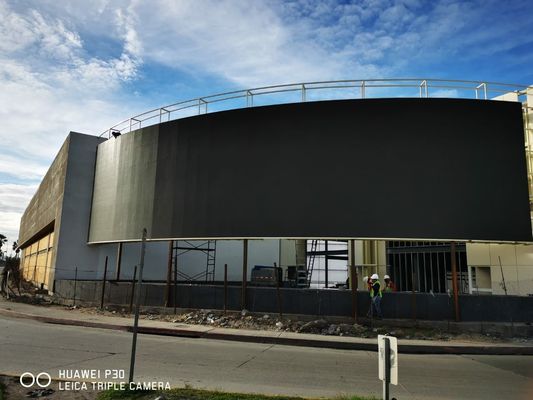 Bảng quảng cáo màn hình LED ngoài trời có độ sáng cao P6 Tủ sắt 960x960mm