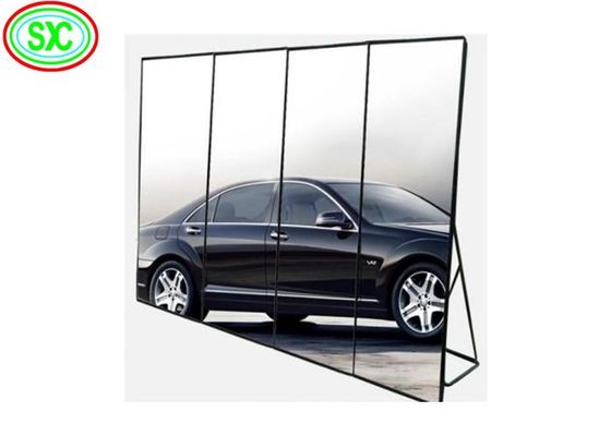 SCXK P4 Led trong nhà Smart Poster di động 320 * 160mm cho cửa hàng Điều khiển từ xa