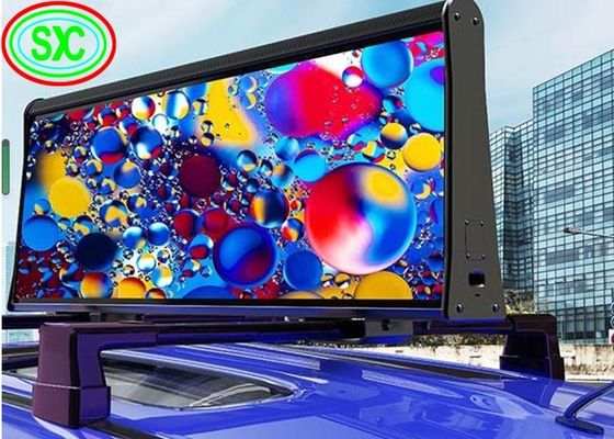 P5 Chống nước Ip65 Led Di chuyển Đăng ký 4G 3G Điều khiển xe taxi mái hiển thị