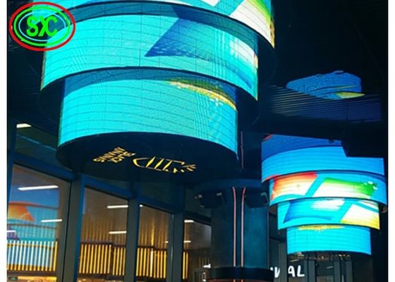 Giá tốt P4.81 Khung nhôm LED linh hoạt ngoài trời SMD2525 1R1G1B 5000 Nits Độ sáng trực tuyến
