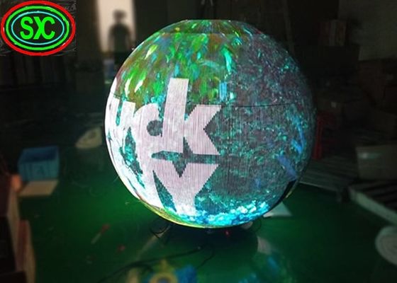 Màn hình LED hình cầu hiển thị video / văn bản / hình ảnh có độ chống nước IP68 và điện áp DC5V