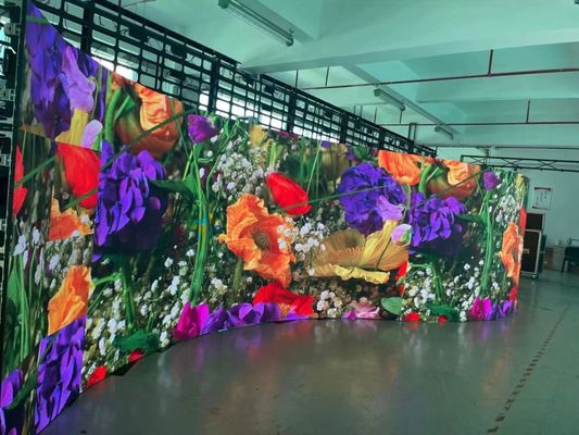 Màn hình LED sân khấu 3840hz cong linh hoạt để sử dụng ngoài trời và trong nhà