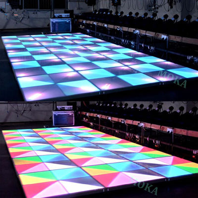 Giá tốt Sàn nhảy LED P4.81mm Full Color 500x500mm Chống nước IP65 Bảo hành 3 năm trực tuyến