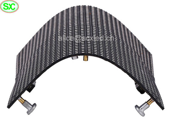 Indoor Flexible Curve Soft Video LED Display Module with Magnet front service