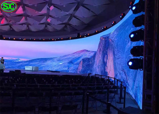 Giá tốt Indoor P6 Curve Curtain LED Display WIFI 3G Control with 5 years Warranty trực tuyến