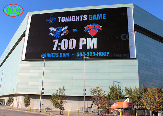 Độ phân giải cao 3840hz Quảng cáo ngoài trời Màn hình Led đầy đủ màu P10 Màn hình LED tòa nhà SMD3535