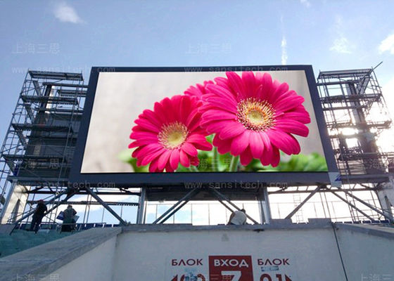 Giá tốt P6 Bên ngoài chống nước màn hình LED đầy màu sắc 6mm Pixel Pitch 5000cd / m2 Độ sáng trực tuyến
