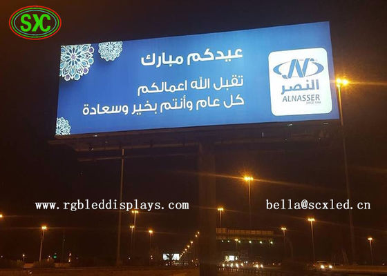 Giá tốt Outdoor Advertising P10 SMD3535 Full Color Led Screen , Double Side Led Billboard trực tuyến