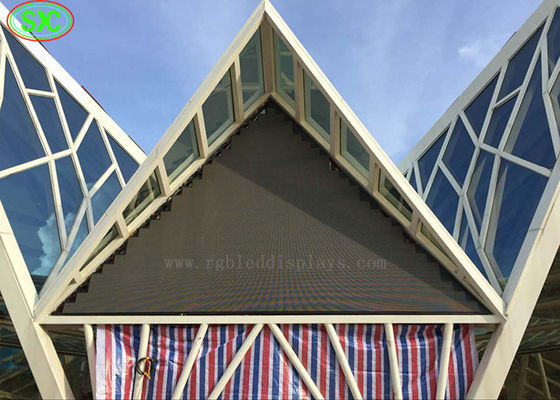 Giá tốt Waterproof P5 Outdoor Full Color LED Display Triangle Shape For Shopping Mall trực tuyến