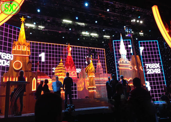 Giá tốt P3.9mm / P4.81mm portable Indoor Advertising LED Display rental for concert trực tuyến