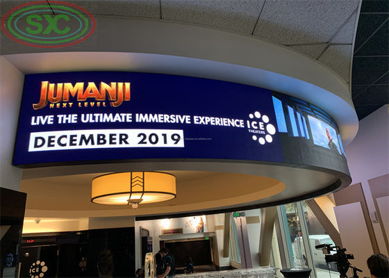 Nội thất quay Video tường linh hoạt P2 màn hình LED Soft quảng cáo biển báo